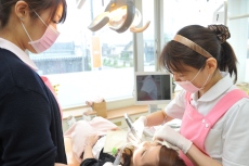 クリーニングの様子