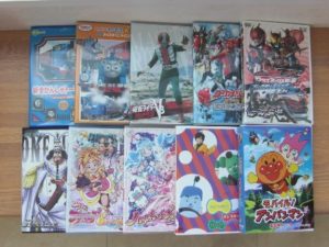 アニメのＤＶＤをご用意